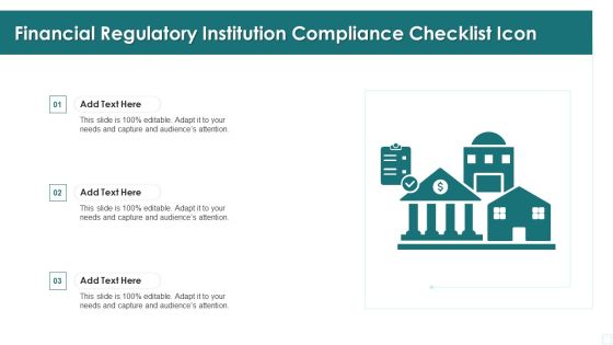 Financial Regulatory Institution Compliance Checklist Icon Mockup PDF Financial Regulatory Institution Compliance Checklist Icon Mockup PDF