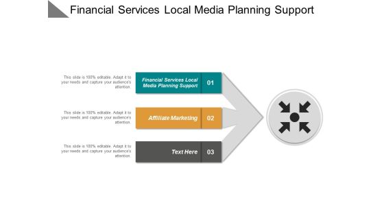 Financial Services Local Media Planning Support Affiliate Marketing Ppt PowerPoint Presentation Layouts Example Financial Services Local Media Planning Support Affiliate Marketing Ppt PowerPoint Presentation Layouts Example