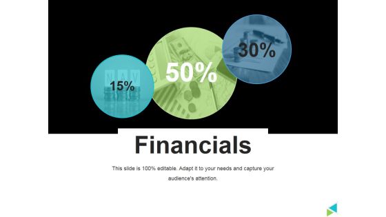 Financials Ppt PowerPoint Presentation Gallery Deck