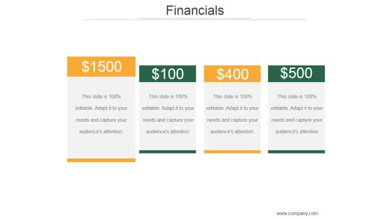 Financials Ppt PowerPoint Presentation Layout Financials Ppt PowerPoint Presentation Layout