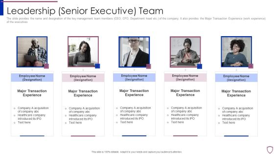 Financing Catalogue For Security Underwriting Agreement Leadership Senior Executive Team Designs PDF Financing Catalogue For Security Underwriting Agreement Leadership Senior Executive Team Designs PDF