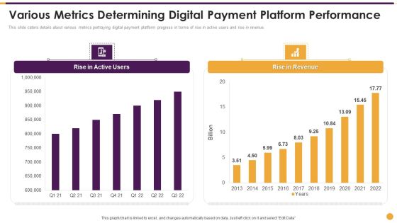 Financing Payment Processing Various Metrics Determining Digital Payment Platform Brochure PDF Financing Payment Processing Various Metrics Determining Digital Payment Platform Brochure PDF