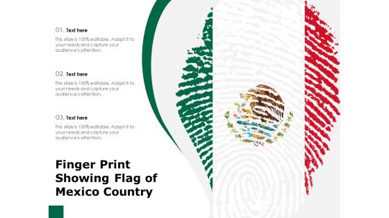 Finger Print Showing Flag Of Mexico Country Ppt PowerPoint Presentation Slides PDF