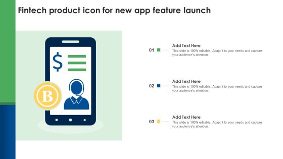 Fintech Product Icon For New App Feature Launch Rules PDF