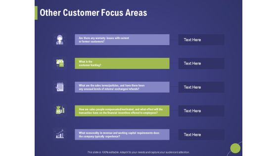 Firm Capability Assessment Other Customer Focus Areas Ppt Ideas Display PDF