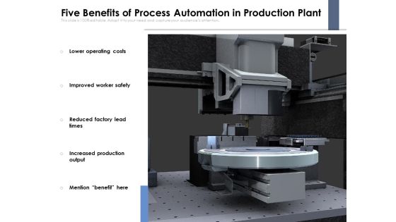 Five Benefits Of Process Automation In Production Plant Ppt PowerPoint Presentation Icon Background Images PDF Five Benefits Of Process Automation In Production Plant Ppt PowerPoint Presentation Icon Background Images PDF
