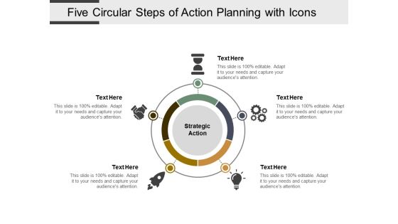 Five Circular Steps Of Action Planning With Icons Ppt PowerPoint Presentation Visual Aids Styles Five Circular Steps Of Action Planning With Icons Ppt PowerPoint Presentation Visual Aids Styles