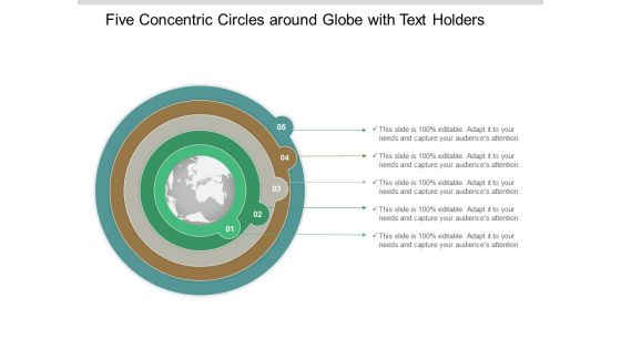 Five Concentric Circles Around Globe With Text Holders Ppt Powerpoint Presentation Ideas Graphics Tutorials Five Concentric Circles Around Globe With Text Holders Ppt Powerpoint Presentation Ideas Graphics Tutorials