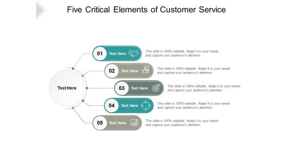 Five Critical Elements Of Customer Service Ppt PowerPoint Presentation Inspiration Background Five Critical Elements Of Customer Service Ppt PowerPoint Presentation Inspiration Background
