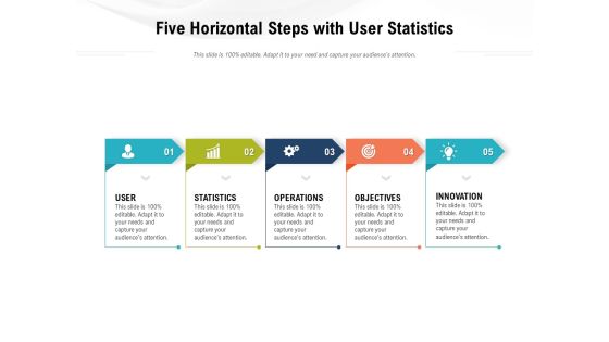 Five Horizontal Steps With User Statistics Ppt PowerPoint Presentation File Portrait PDF Five Horizontal Steps With User Statistics Ppt PowerPoint Presentation File Portrait PDF
