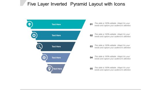 Five Layer Inverted Pyramid Layout With Icons Ppt PowerPoint Presentation Visuals Five Layer Inverted Pyramid Layout With Icons Ppt PowerPoint Presentation Visuals