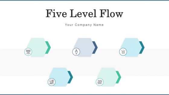 Five Level Flow Business Continuity Ppt PowerPoint Presentation Complete Deck