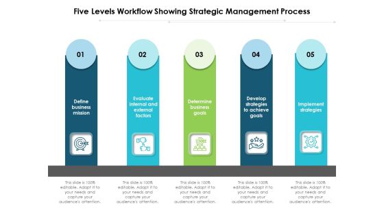 Five Levels Workflow Showing Strategic Management Process Ppt PowerPoint Presentation File Graphics PDF Five Levels Workflow Showing Strategic Management Process Ppt PowerPoint Presentation File Graphics PDF