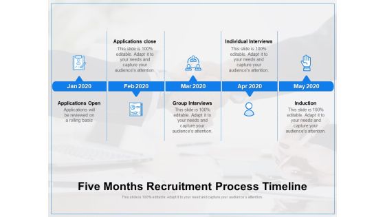 Five Months Recruitment Process Timeline Ppt PowerPoint Presentation Diagram Ppt PDF Five Months Recruitment Process Timeline Ppt PowerPoint Presentation Diagram Ppt PDF