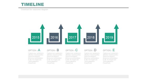 Five Options Timeline For Marketing Plan Powerpoint Slides Five Options Timeline For Marketing Plan Powerpoint Slides