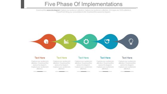Five Phase Of Implementations Ppt Slides Five Phase Of Implementations Ppt Slides