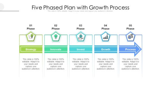 Five Phased Plan With Growth Process Ppt PowerPoint Presentation File Topics PDF Five Phased Plan With Growth Process Ppt PowerPoint Presentation File Topics PDF