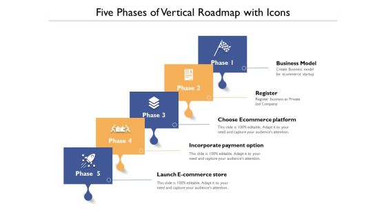 Five Phases Of Vertical Roadmap With Icons Ppt PowerPoint Presentation Gallery Example File PDF Five Phases Of Vertical Roadmap With Icons Ppt PowerPoint Presentation Gallery Example File PDF