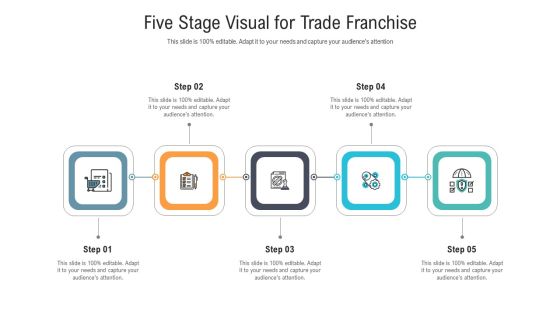 Five Stage Visual For Trade Franchise Ppt PowerPoint Presentation Gallery Templates PDF Five Stage Visual For Trade Franchise Ppt PowerPoint Presentation Gallery Templates PDF