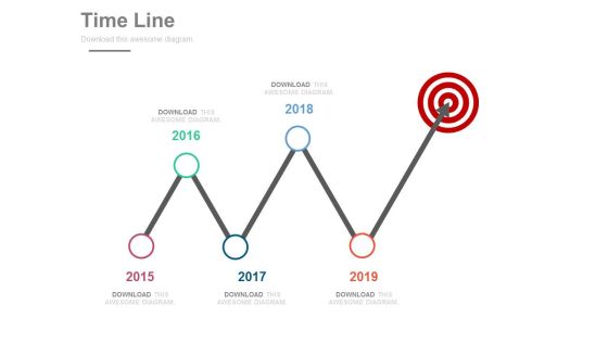 Five Staged Sequential Timeline For Target Achievement Powerpoint Slides Five Staged Sequential Timeline For Target Achievement Powerpoint Slides