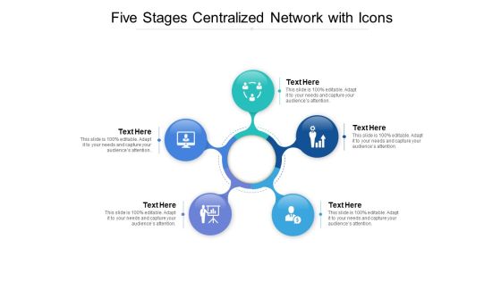 Five Stages Centralized Network With Icons Ppt PowerPoint Presentation Inspiration Show Five Stages Centralized Network With Icons Ppt PowerPoint Presentation Inspiration Show