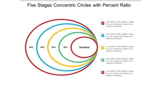 Five Stages Concentric Circles With Percent Ratio Ppt Powerpoint Presentation Gallery Format Ideas Five Stages Concentric Circles With Percent Ratio Ppt Powerpoint Presentation Gallery Format Ideas