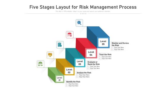 Five Stages Layout For Risk Management Process Ppt PowerPoint Presentation File Layouts PDF Five Stages Layout For Risk Management Process Ppt PowerPoint Presentation File Layouts PDF