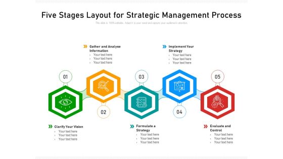 Five Stages Layout For Strategic Management Process Ppt PowerPoint Presentation Gallery Model PDF Five Stages Layout For Strategic Management Process Ppt PowerPoint Presentation Gallery Model PDF