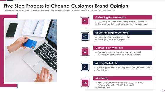 five step process to change customer brand opinion themes pdf five step process to change customer brand opinion themes pdf