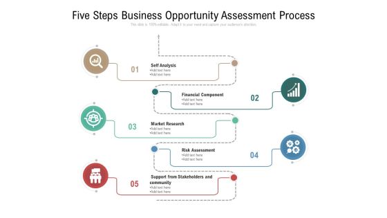 Five Steps Business Opportunity Assessment Process Ppt PowerPoint Presentation File Designs Download PDF Five Steps Business Opportunity Assessment Process Ppt PowerPoint Presentation File Designs Download PDF
