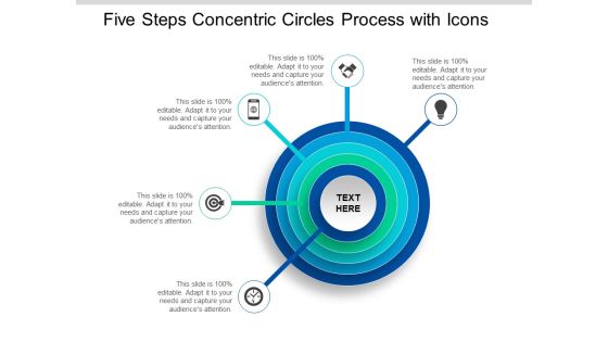 Five Steps Concentric Circles Process With Icons Ppt Powerpoint Presentation Icon Show Five Steps Concentric Circles Process With Icons Ppt Powerpoint Presentation Icon Show