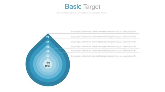Five Steps Concentric Drops For Target Planning Powerpoint Slides Five Steps Concentric Drops For Target Planning Powerpoint Slides