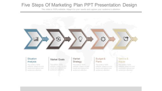 Five Steps Of Marketing Plan Ppt Presentation Design Five Steps Of Marketing Plan Ppt Presentation Design