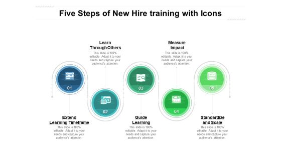 Five Steps Of New Hire Training With Icons Ppt PowerPoint Presentation Pictures Layout PDF Five Steps Of New Hire Training With Icons Ppt PowerPoint Presentation Pictures Layout PDF