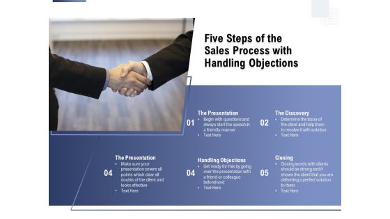 Five Steps Of The Sales Process With Handling Objections Ppt PowerPoint Presentation Ideas Deck Five Steps Of The Sales Process With Handling Objections Ppt PowerPoint Presentation Ideas Deck