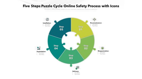 Five Steps Puzzle Cycle Online Safety Process With Icons Ppt PowerPoint Presentation Pictures Icons PDF Five Steps Puzzle Cycle Online Safety Process With Icons Ppt PowerPoint Presentation Pictures Icons PDF