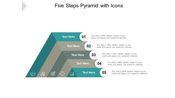 Five Steps Pyramid With Icons Ppt PowerPoint Presentation Infographics Maker Five Steps Pyramid With Icons Ppt PowerPoint Presentation Infographics Maker