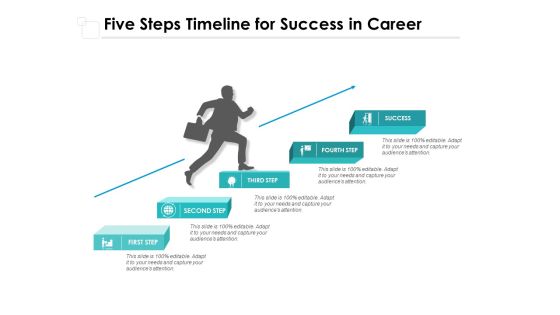 Five Steps Timeline For Success In Career Ppt PowerPoint Presentation Ideas Slides Five Steps Timeline For Success In Career Ppt PowerPoint Presentation Ideas Slides