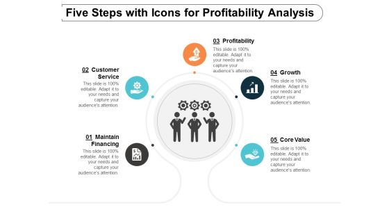 Five Steps With Icons For Profitability Analysis Ppt Powerpoint Presentation Portfolio Backgrounds Five Steps With Icons For Profitability Analysis Ppt Powerpoint Presentation Portfolio Backgrounds