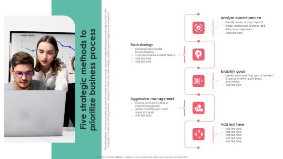 Five Strategic Methods To Prioritize Business Process Pictures PDF