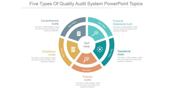 Five Types Of Quality Audit System Ppt PowerPoint Presentation Example 2015 Five Types Of Quality Audit System Ppt PowerPoint Presentation Example 2015