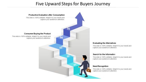 Five Upward Steps For Buyers Journey Ppt Infographic Template Influencers PDF Five Upward Steps For Buyers Journey Ppt Infographic Template Influencers PDF
