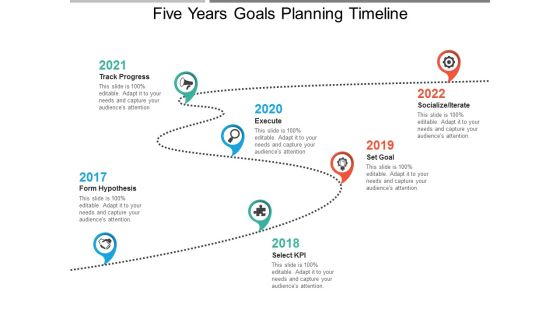 Five Years Goals Planning Timeline Ppt PowerPoint Presentation Tips Five Years Goals Planning Timeline Ppt PowerPoint Presentation Tips