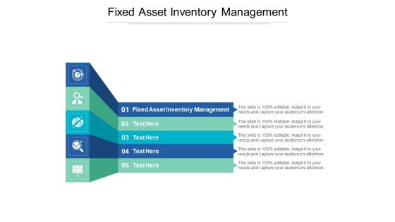 Fixed Asset Inventory Management Ppt PowerPoint Presentation Model Vector Cpb