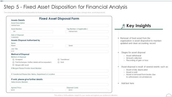 Fixed Asset Management Framework Implementation Step 5 Fixed Asset Disposition For Financial Analysis Download PDF Fixed Asset Management Framework Implementation Step 5 Fixed Asset Disposition For Financial Analysis Download PDF