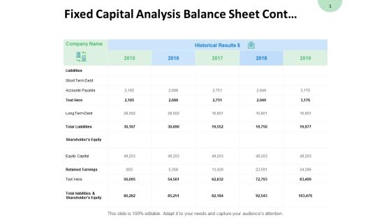 Fixed Capital Analysis Balance Sheet Cont Accounts Payable Ppt PowerPoint Presentation Slides Graphics Fixed Capital Analysis Balance Sheet Cont Accounts Payable Ppt PowerPoint Presentation Slides Graphics