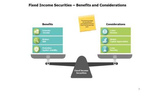 Fixed Income Securities Benefits And Considerations Ppt PowerPoint Presentation Portfolio Demonstration Fixed Income Securities Benefits And Considerations Ppt PowerPoint Presentation Portfolio Demonstration