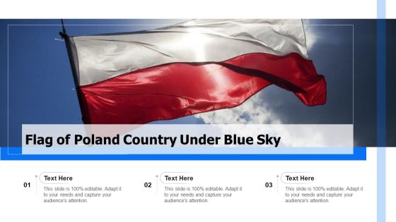 Flag Of Poland Country Under Blue Sky Ppt Show Gallery PDF Flag Of Poland Country Under Blue Sky Ppt Show Gallery PDF