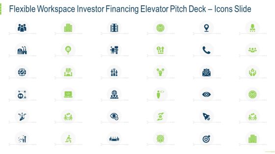 Flexible Workspace Investor Financing Elevator Pitch Deck Icons Slide Infographics PDF Flexible Workspace Investor Financing Elevator Pitch Deck Icons Slide Infographics PDF