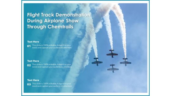 Flight Track Demonstration During Airplane Show Through Chemtrails Ppt PowerPoint Presentation Gallery Display PDF Flight Track Demonstration During Airplane Show Through Chemtrails Ppt PowerPoint Presentation Gallery Display PDF